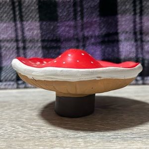 Mushroom Style Porcelain Incense Holder